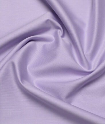 Soktas Men's 120/2 Giza Cotton Structured  Unstitched Shirting Fabric (Light Purple) - Image 3