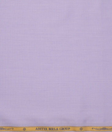 Soktas Men's 120/2 Giza Cotton Structured  Unstitched Shirting Fabric (Light Purple) - Image 4