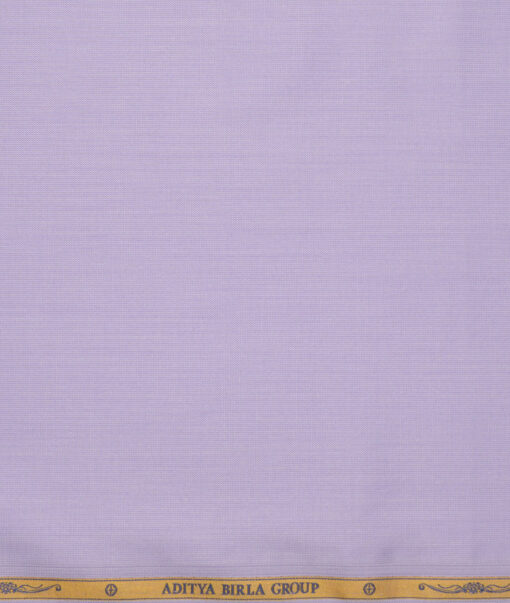Soktas Men's 120/2 Giza Cotton Structured  Unstitched Shirting Fabric (Light Purple) - Image 4