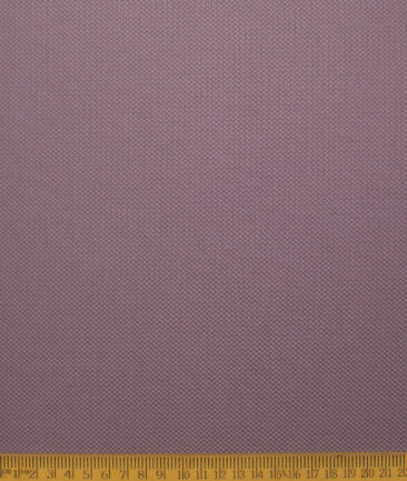 Italian Channel Men's Terry Rayon  Structured  Unstitched Suiting Fabric (Turkish Rose Purple)