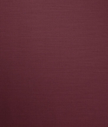Luigi Bernardo Italy Men's Terry Rayon  Self Design  Unstitched Suiting Fabric (Dark Wine)