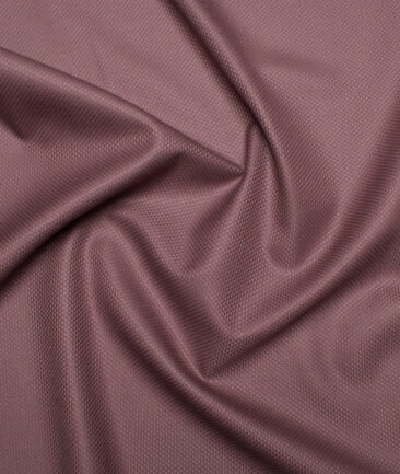 J.hampstead Men's Poly Viscose  Structured  Unstitched Stretchable Suiting Fabric (Turquoise Rose Pink)