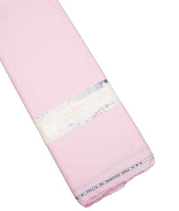 Arvind  Cotton Structured Shirting Fabric (Baby Pink)