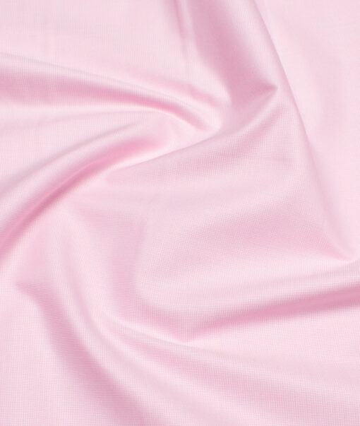 Arvind  Cotton Structured Shirting Fabric (Baby Pink)