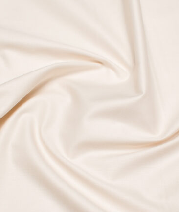 Arvind  Cotton Structured Shirting Fabric (Dairy Cream)