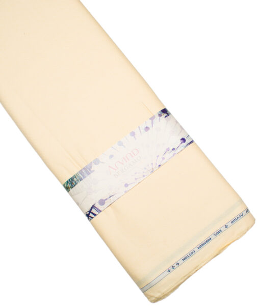 Arvind  Cotton Structured Shirting Fabric (Lemon Yellow)