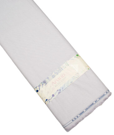 Arvind  Cotton Structured Shirting Fabric (Light Grey)