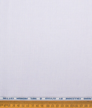 Arvind  Cotton Structured Shirting Fabric (Light Purple)