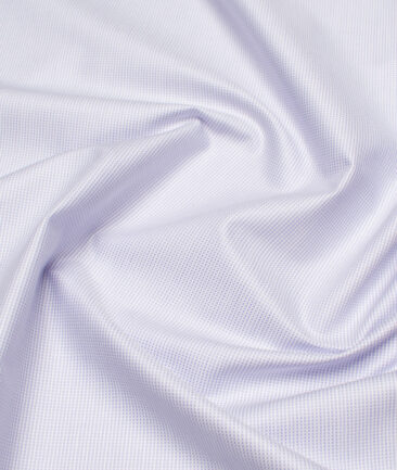 Arvind  Cotton Structured Shirting Fabric (Light Purple)