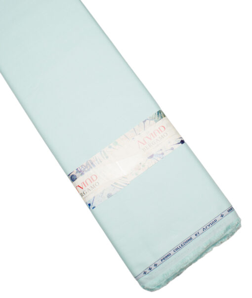 Arvind  Cotton Structured Shirting Fabric (Mint Green)