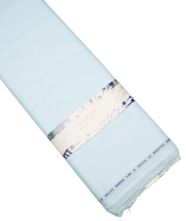 Arvind  Cotton Structured Shirting Fabric (Pale Skyblue)