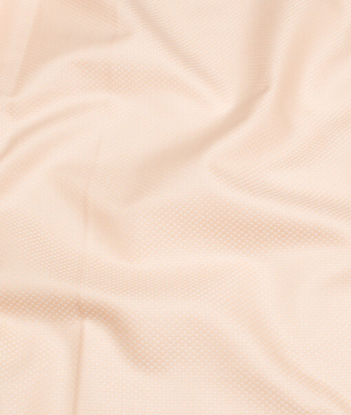 Arvind  Cotton Structured Shirting Fabric (Peach)