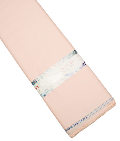 Arvind  Cotton Structured Shirting Fabric (Peach)
