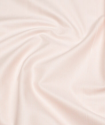 Arvind  Cotton Structured Shirting Fabric (Peach)