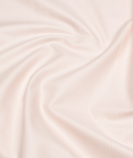 Arvind  Cotton Structured Shirting Fabric (Peach)