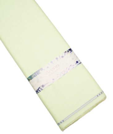 Arvind  Cotton Structured Shirting Fabric (Pear Green)