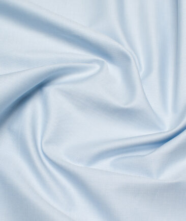 Arvind  Cotton Structured Shirting Fabric (Sky Blue)