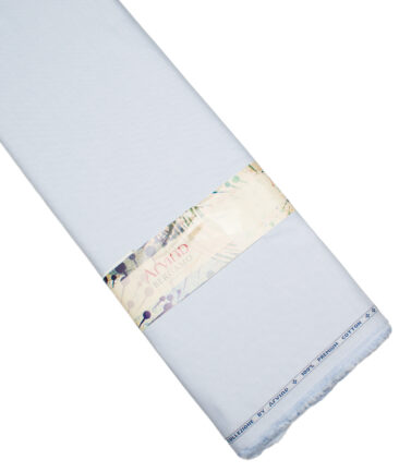 Arvind  Cotton Structured Shirting Fabric (Sky Blue)
