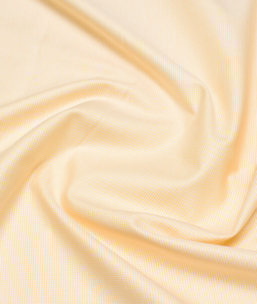 Arvind  Cotton Structured Shirting Fabric (Yellow)