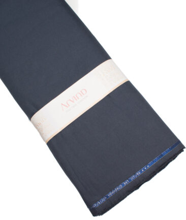 Arvind  Cotton Corduroy Striped  Shirting Fabric (Dark Grey)