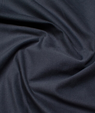 Arvind  Cotton Corduroy Striped  Shirting Fabric (Dark Grey)