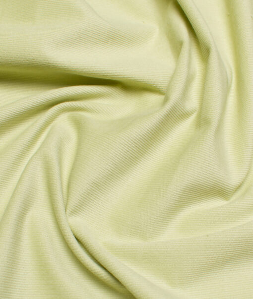 Arvind  Cotton Corduroy Striped  Shirting Fabric (Light Green)
