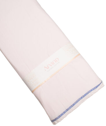 Arvind  Cotton Corduroy Striped  Shirting Fabric (Light Pink)