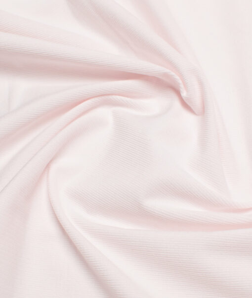 Arvind  Cotton Corduroy Striped  Shirting Fabric (Light Pink)