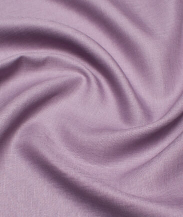 Burgoyne 60 LEA Irish Linen Solids Shirt or Kurta Fabric (Rum Purple)