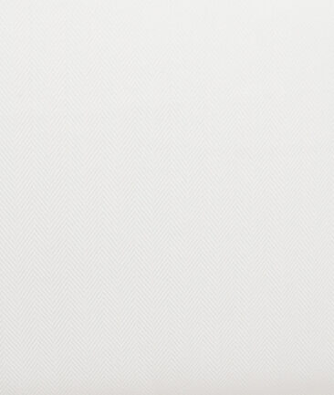 Soktas 100/2 Giza Cotton Striped Shirting Fabric (White)