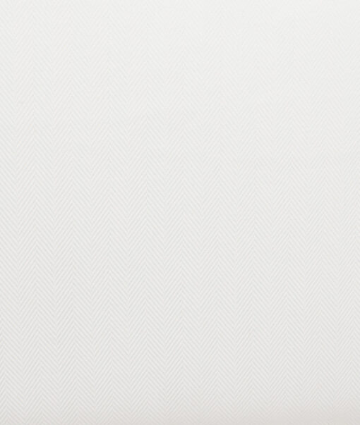 Soktas 100/2 Giza Cotton Striped Shirting Fabric (White)