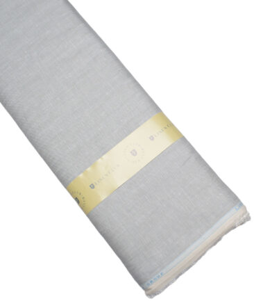 Linen Club 40 LEA Solids European Linen Suiting Fabric (Light Pistachios Grey)