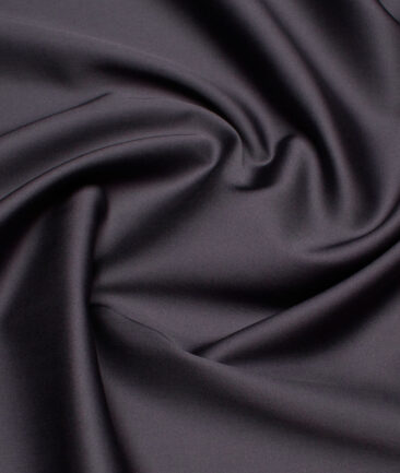 Luhtai  Cotton Solids Shirting Fabric (Dark Grey)