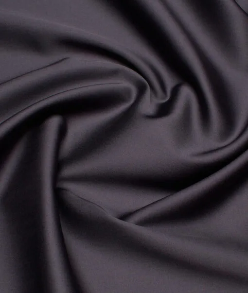 Luhtai  Cotton Solids Shirting Fabric (Dark Grey)