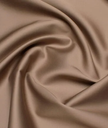 Luhtai  Cotton Solids Shirting Fabric (Pale Taupe Brown)