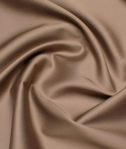 Luhtai  Cotton Solids Shirting Fabric (Pale Taupe Brown)