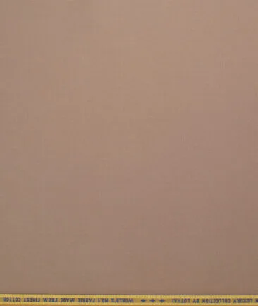 Luhtai  Cotton Solids Shirting Fabric (Pale Taupe Brown)