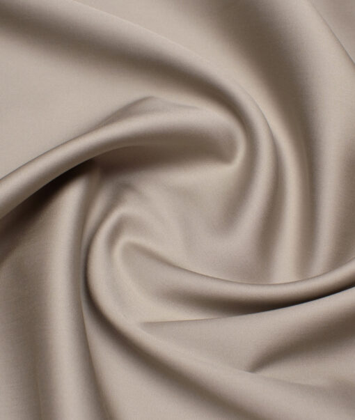 Luhtai  Cotton Solids Shirting Fabric (Soft Amber Brown)
