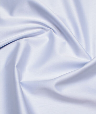 Tessitura Monti 2 Ply 70's Giza Cotton Solids Shirting Fabric (Sky Blue)