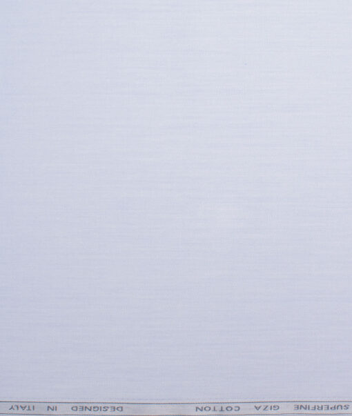 Tessitura Monti 2 Ply 70's Giza Cotton Solids Shirting Fabric (Sky Blue)