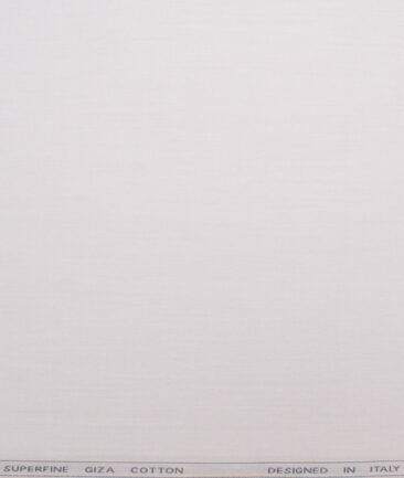 Tessitura Monti 2 Ply 70's Giza Cotton Solids Shirting Fabric (Light Grey)