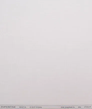 Tessitura Monti 2 Ply 70's Giza Cotton Solids Shirting Fabric (Light Grey)