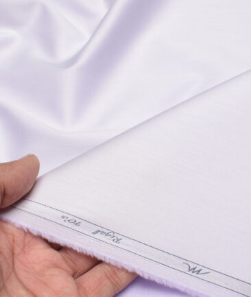 Tessitura Monti 2 Ply 70's Giza Cotton Solids Shirting Fabric (Lavander Purple)