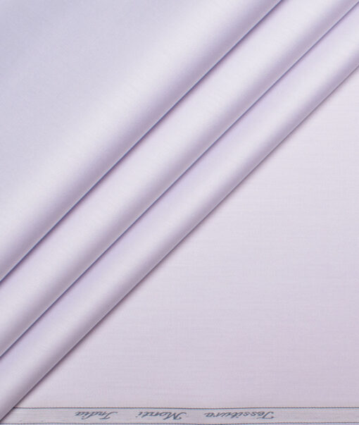 Tessitura Monti 2 Ply 70's Giza Cotton Solids Shirting Fabric (Lavander Purple)