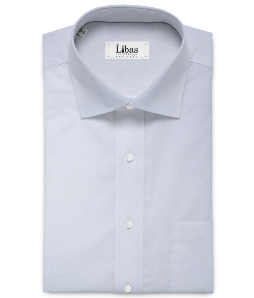 Tessitura Monti 2 Ply 140's Supima Cotton Solids Shirting Fabric (Sky Blue)