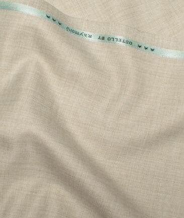 Raymond  Self Design Poly Viscose Suiting Fabric (Beige)