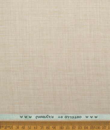 Raymond  Self Design Poly Viscose Suiting Fabric (Beige)