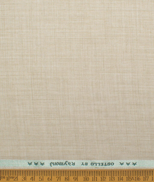 Raymond  Self Design Poly Viscose Suiting Fabric (Beige)