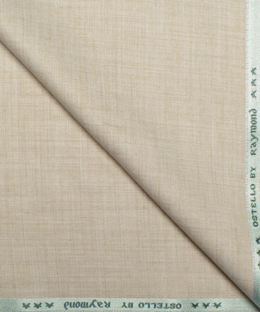 Raymond  Self Design Poly Viscose Suiting Fabric (Beige)