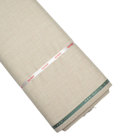 Raymond  Self Design Poly Viscose Suiting Fabric (Beige)
